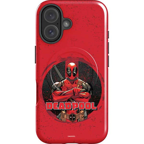Marvel Deadpool Wade Wilson iPhone 16 Plus Magsafe Impact Case